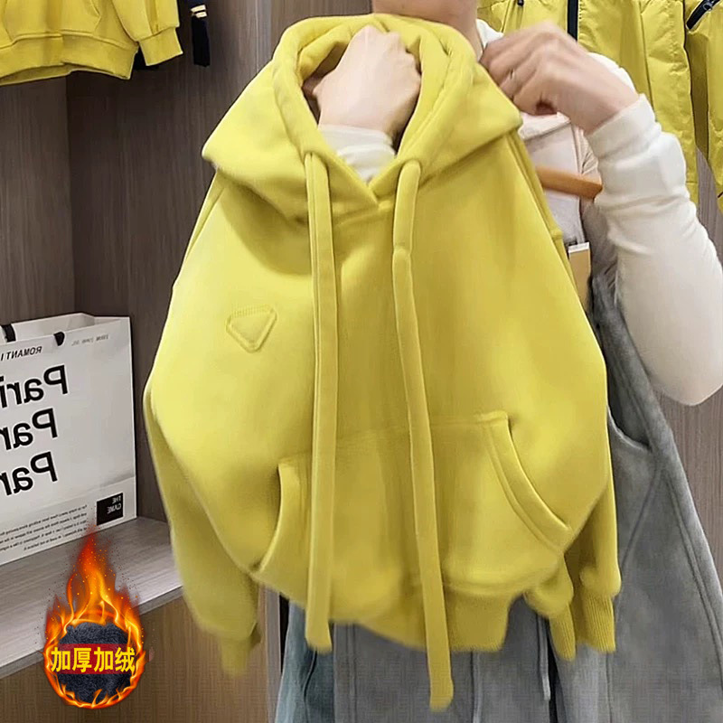 2025秋冬亲子装卫衣连帽衫一家三口婴儿连体衣高端炸街加绒母女装