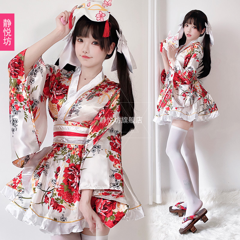 女动漫cos扮演福日式振袖和服