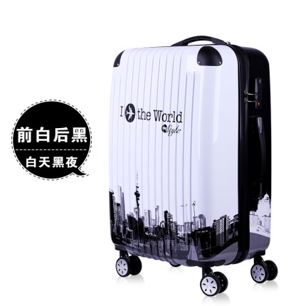 行李箱男拉杆箱子万向轮女韩版学生小清新密码皮箱旅行箱包20寸24