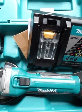 正品makita牧田DGA450RME/DGA452RME充电式角磨机 打磨机 切割机