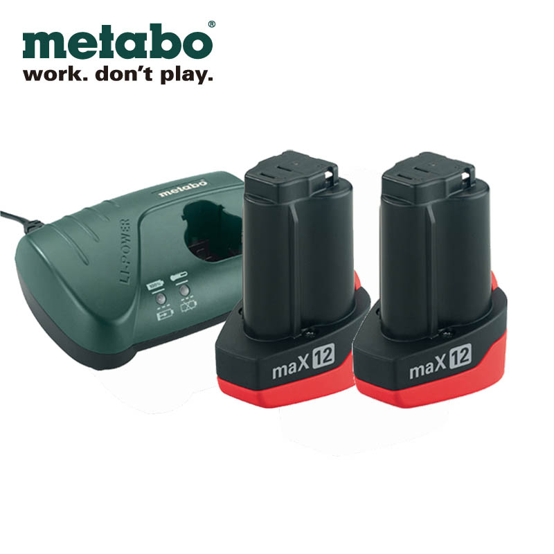 Metabo/麦太保10.8V电池/充电器PowerMaxx BS Quick/ASE原装