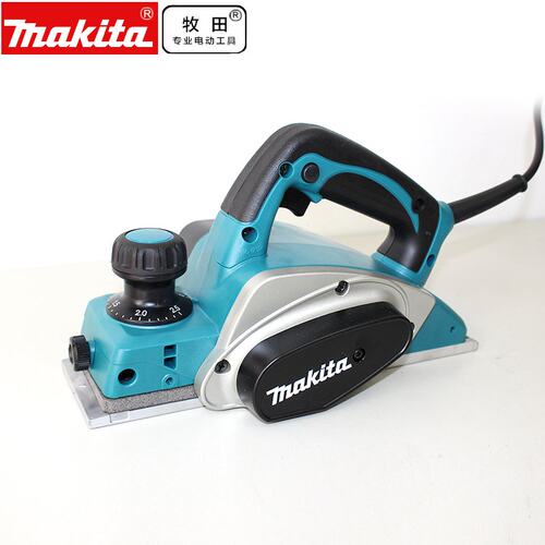 正品 Makita 牧田电刨 KP0800X 手电刨82MM 620W 送原装刨刀一付