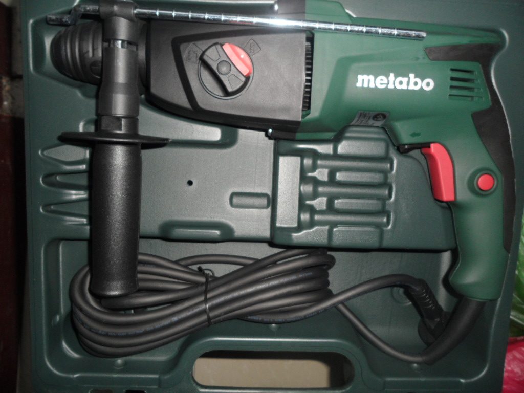 麦太保电锤metabo bhe2442 24毫米带正反转调速电锤