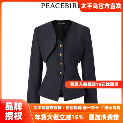 【商场同款】太平鸟女装2025年春季新款时髦两件套A1BBE1353