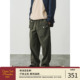 AW25 水洗帆布口袋工装 长裤 CENLES 男直筒休闲裤 做旧军绿日系复古