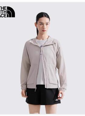 25春夏TheNorthFace北面户外女Streamlet轻薄防泼水防晒衣|8BWD