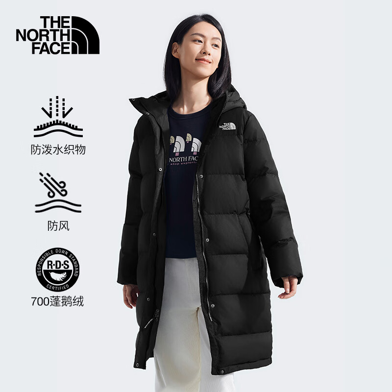 北面羽绒服女款鹅绒81SA保暖宽松
