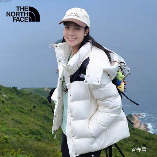 北面羽绒服女防风加厚廓形鹅绒