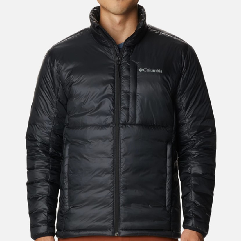 秋冬款columbia哥伦比亚男士户外金点热能黑金甲羽绒服男we4993