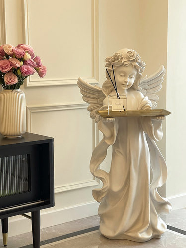 爱丽丝天使欧式托盘摆件