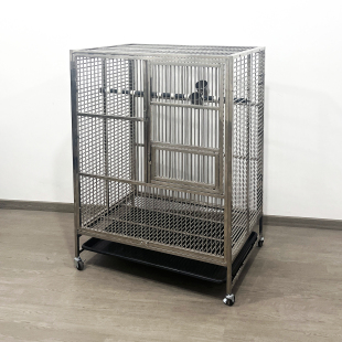 星斗不锈钢金钢鹦鹉鸟笼中号画眉鹩哥宠笼金属大型笼子大型鹦鹉笼
