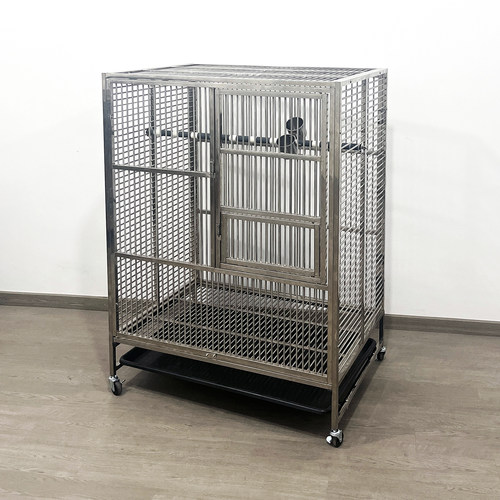 星斗不锈钢金钢鹦鹉鸟笼中号画眉鹩哥宠笼金属大型笼子大型鹦鹉笼
