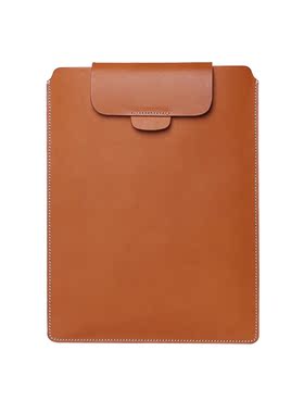 头层牛皮真皮平板电脑适用于苹果IPAD 11/12.9寸竖款简约保护皮套