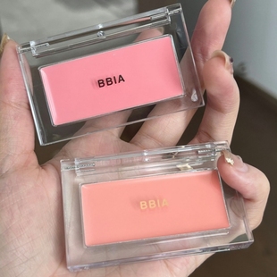 温柔草莓牛奶!bbia单色腮红膏06无花果01膨胀色裸妆低饱和胭脂膏