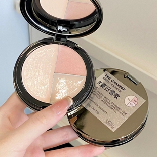 rc三色多用高光膏春树redchamber提亮高光盘立体水光细闪夏日雪歌