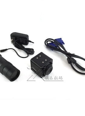 HD1080P VGA工业相机视觉电路板检测数码电子显微镜8组十字线可u.