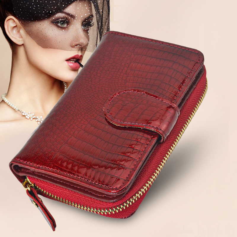 丝芙伦真皮男女通用中短款小钱包