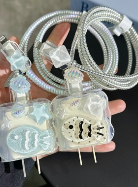 适用oppo充电器保护套67w/80w/100w防折断30w/65w数据线保护套女