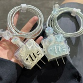 66w nova12 mate60 88w 100w充电器数据线保护套适用华为pura70