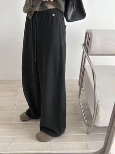 百搭显瘦休闲裤 THE 松紧腰系带时尚 1577 BRUSH 秋上新