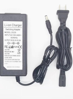 适用贝视特220V便携式应急储能电源SK5 6 9 15系列充电器25.2V2A