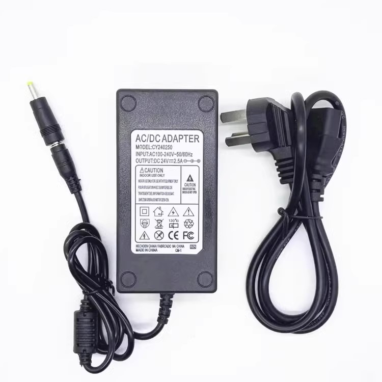 适用汉印热敏高清标签打印机D45BT开关电源线 24V2A/2.5A适配器线