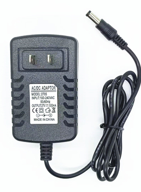 适用于 Gtech 27V500MA 27VDC500MA电源适配器充电器线