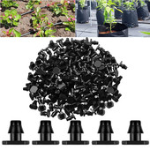 包邮 7毛管堵头PE管纠错堵钉大棚灌溉接头滴灌配件微喷滴灌用品