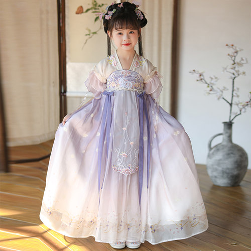 女童夏款汉服连衣裙2026新款夏季中国风古装儿童古风超仙襦裙夏装