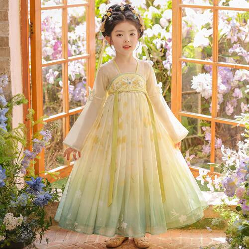 女童汉服2026新款古风超仙公主裙夏季国风儿童襦裙古装连衣裙夏款