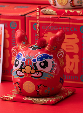 龙年吉祥物摆件儿童钱罐装饰春节