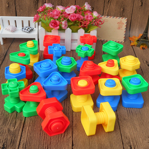 益智螺母形状配对1-3宝宝玩具