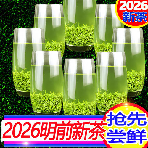 绿茶2026年新茶湖北特级明前头采茶叶宜昌五峰芽毛尖高山栗香500g