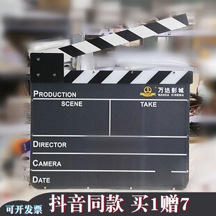 指纹签到板定制纪念创意签字台木片流沙毕业签到簿原创生日场记牌