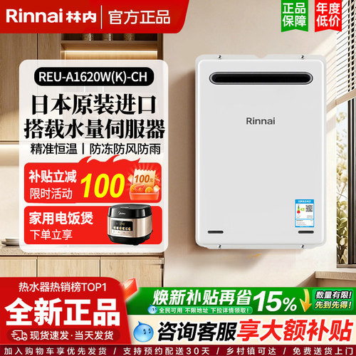 Rinnai/林内燃气热水器室外16升