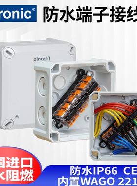 原装德国进口F-TRONIC带WAGO端子接分线盒阻燃防水IP66NFK0811148