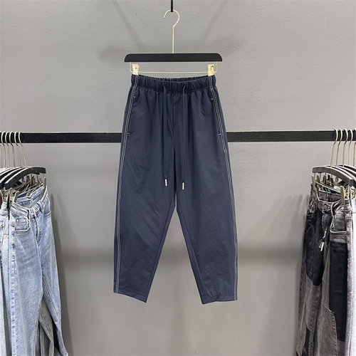 速干休闲运动裤女小脚萝卜哈伦裤