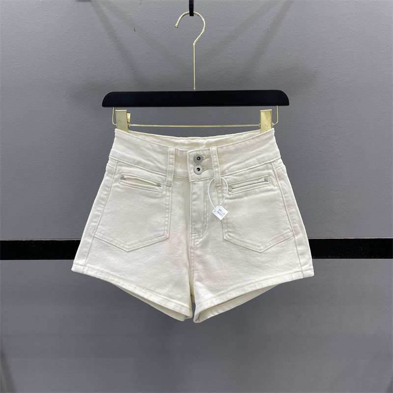 【清仓不退换】辣妹高腰牛仔短裤女小个子显瘦弹力A字阔腿热裤,女装/女士精品,牛仔裤,淘宝优惠券,粉丝福利购,淘宝优惠卷