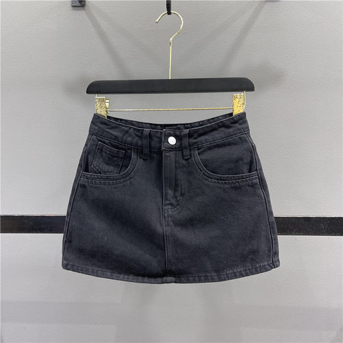 小个子牛仔超短裙女包臀半身裙裤