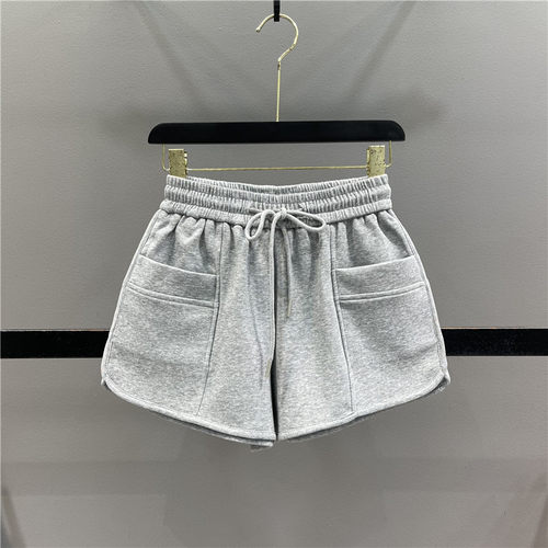 休闲运动短裤女A字阔腿热裤