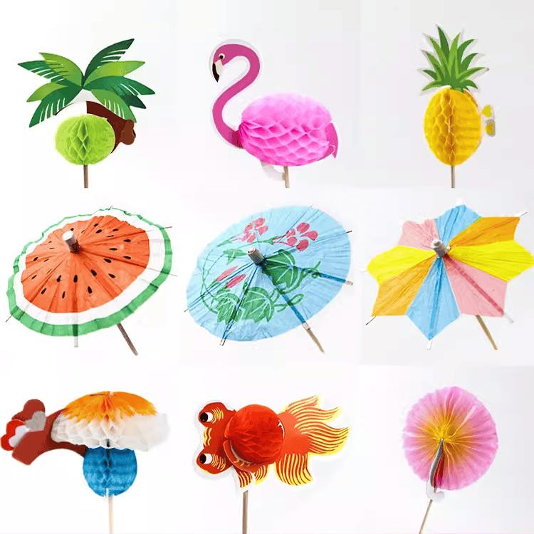 小伞签水果签果插鸡尾酒装饰伞签牙签伞小雨伞蛋糕签果盘摆盘装饰