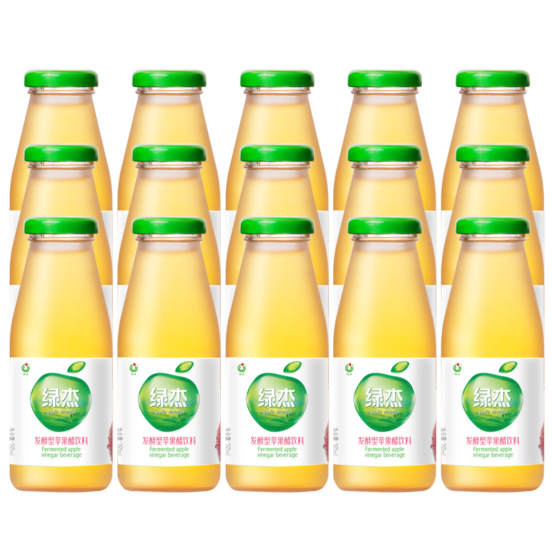 绿杰苹果醋饮料整箱装260ml*12