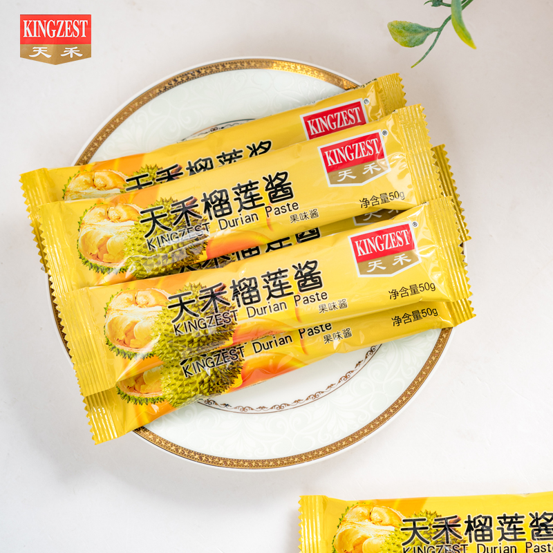 天禾榴莲酱50g榴莲汁烘焙甜品糕点果酱榴莲馅披萨酱