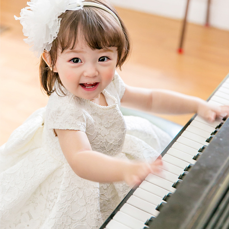 儿童礼服公主裙蓬蓬裙女童婚纱裙花童礼服女童生日演出服钢琴春款 童装/婴儿装/亲子装 儿童礼服 原图主图