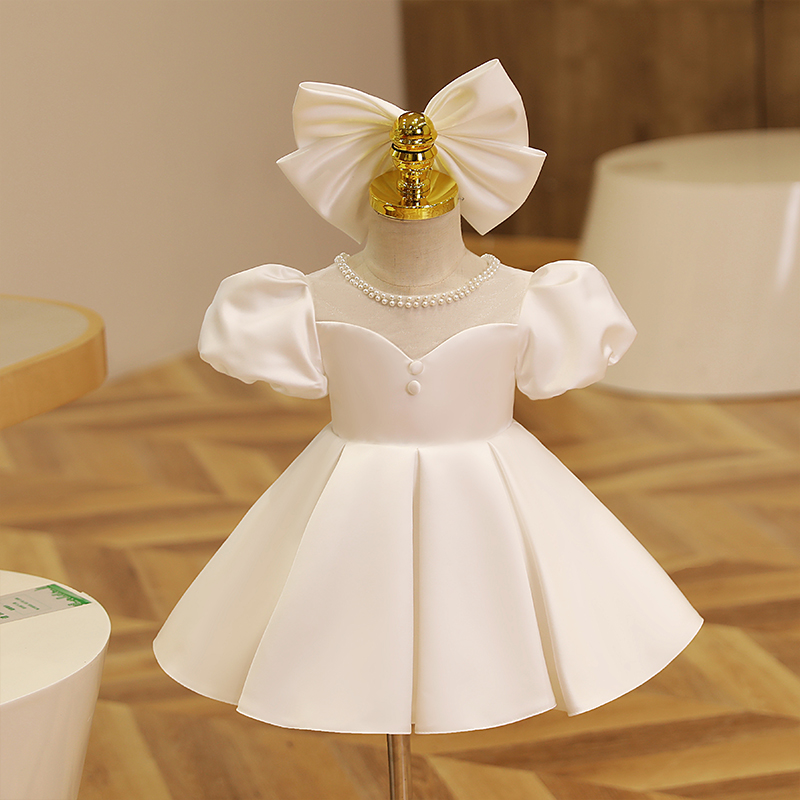 儿童晚礼服女童棉公主裙生日钢琴