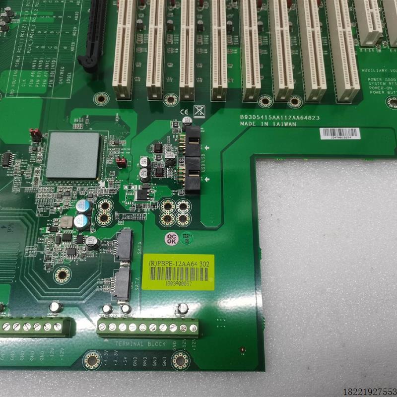 议价拆机工控机底板(R)PBPE-12AA64 302