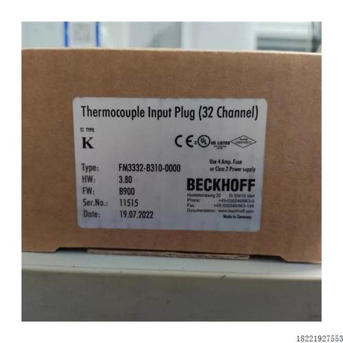 议价BECKHOFF倍福 EL3008 EL3012