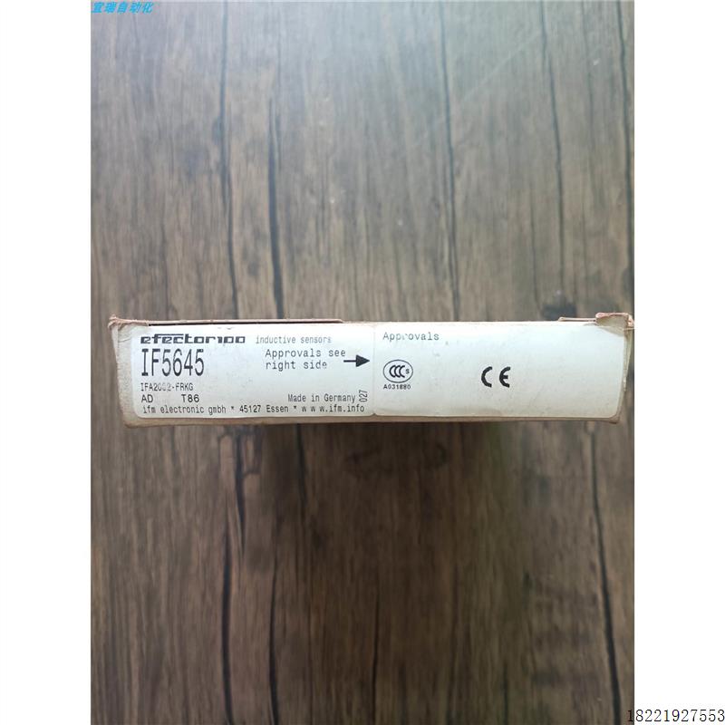 议价全新原装正品 IFM易福门 IF5645 传感器 包装旧 现货销售