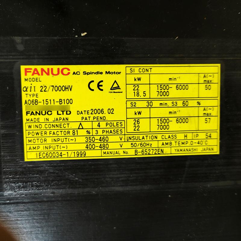 议价A06B-0852-B101 FANUC发那科伺服主轴电机全新原装现货 议价