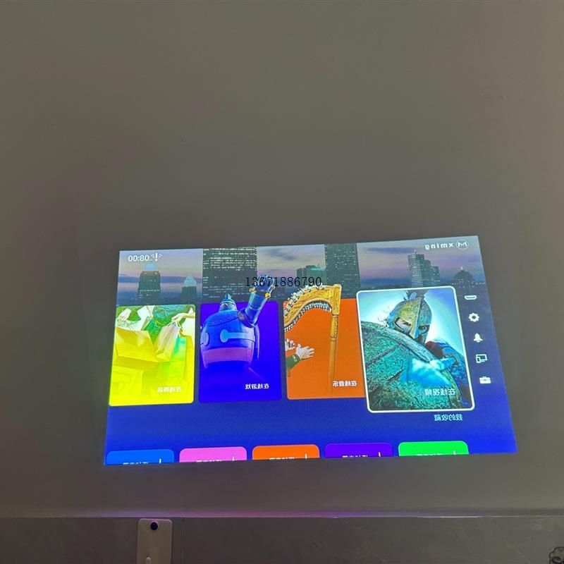 小明M2激光投影仪,A62S  支持1080p。内置安卓系统